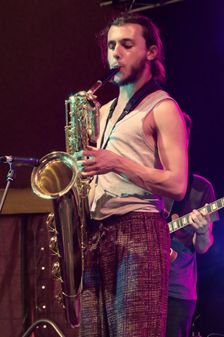 Seb Silas, Love Supreme Jazz Festival, Glynde Place, East Sussex, 2015. Artist: Brian O'Connor