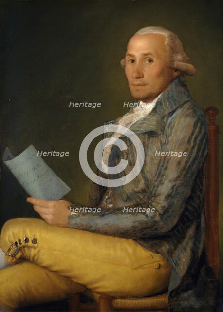 Sebastián Martínez y Pérez (1747-1800), 1792. Creator: Francisco Goya.