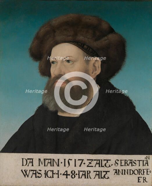 Sebastian Andorfer (1469-1537), 1517. Creator: Hans Maler.