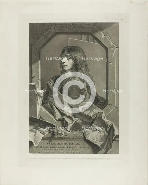 Sebastian Bourdon, 1733. Creator: Laurent Cars.