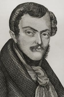 Sebastian Gabriel of Bourbon and Braganza, (1811-1875), Infante of Portugal and Spain...1842. Creator: Pedro Celestino Mare