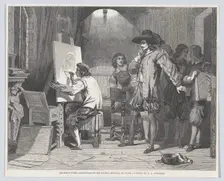 Sebastian Gomez Discovered by His Master, Murillo, At Work, from "Illustrated L..., April 29, 1848. Creator: Walter George Mason