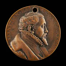 Sebastian Zäh, 1527-1598, Merchant and Financier [obverse], 1572. Creator: Antonio Abondio
