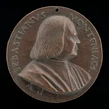 Sebastiano Montagnacco, died 1540, Venetian patrician [obverse], 1520/1530. Creator: Maffeo Olivieri