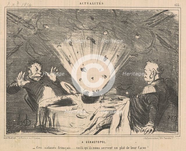 Sébastopol, 19th century. Creator: Honore Daumier.