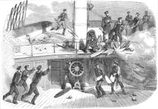Sebastopol; The deck of the "Ville De Paris" at the moment when the Poop was struck... 1854. Creator: Unknown