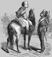 Sebastopol; Turkish Cavalry and Infantry 1854. Creator: Unknown