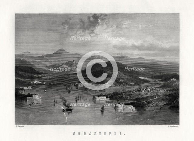 'Sebastopol', Ukraine, 19th century. Artist: J Stephenson
