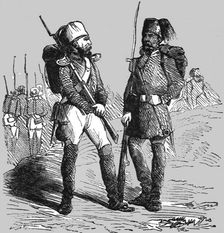 Sebastopol; Uniform of the Turkish Infantry 1854. Creator: Unknown