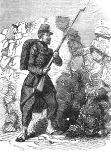 'Sebastopol; A Sentinel in Ambush., 1854. Creator: Unknown