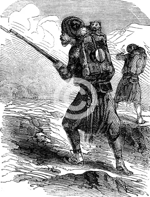'Sebastopol; A Souave Soldier with his Cat', 1854. Creator: Unknown.