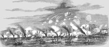 Sebastopol; Combined Naval Attack on the Russian Forces of Sebastopol 1854. Creator: Unknown
