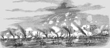 Sebastopol; Combined Naval Attack on the Russian Forces of Sebastopol 1854. Creator: Unknown