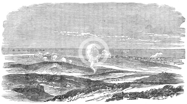 Sebastopol during the Siege - general view, 1854. Creator: Unknown.