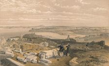 Sebastopol from Old Chersonese and Ancient Church of St Vladimir 1856. Artists: William Simpson, E Walker