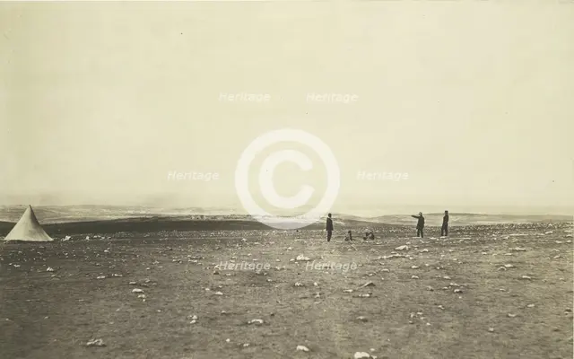 Sebastopol from Cathcart's Hill, 1855. Creator: Roger Fenton.