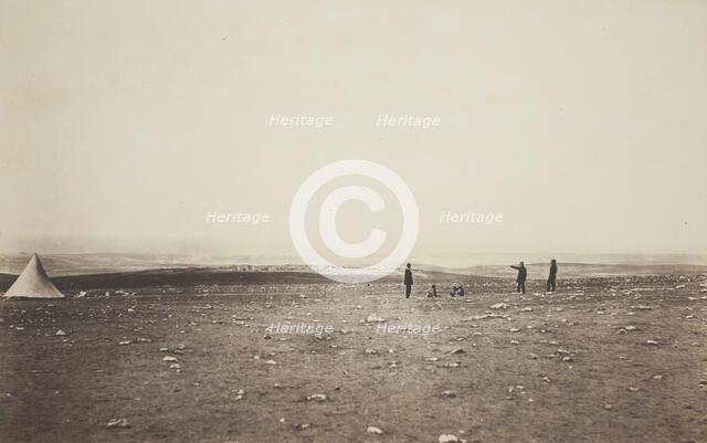 Sebastopol from Cathcart's Hill, 1855. Creator: Roger Fenton.