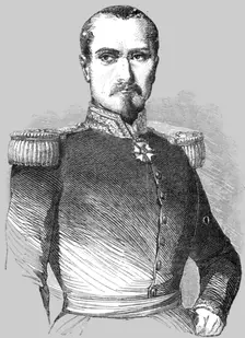 Sebastopol; Portrait of General Bosquet 1854. Creator: Unknown