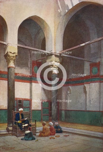 'Sebeel of the Mosque of the Sultan Kelaun', c1880, (1904). Artist: Robert George Talbot Kelly.