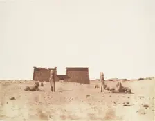 Sébôuah, Vue Générale du Temple, published 1851. Creator: Félix Teynard