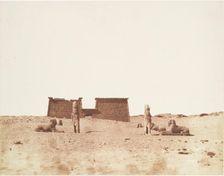 Sébôuah, Vue Générale du Temple, published 1851. Creator: Félix Teynard