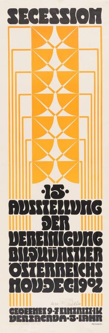 Secession. 15th Exhibition of the Association of Visual Artists of Austria, 1902. Creator: Böhm, Adolf Michael (1861-1927)