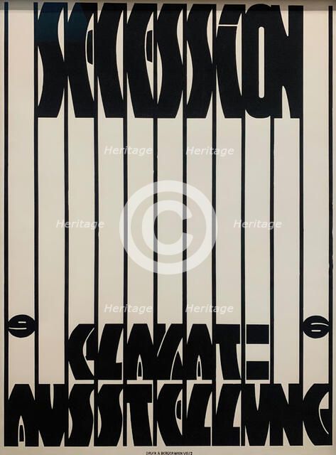 Secession Plakat Ausstellung (Secession poster exhibition), 1912. Creator: Eck, Ernst (1879-1941).