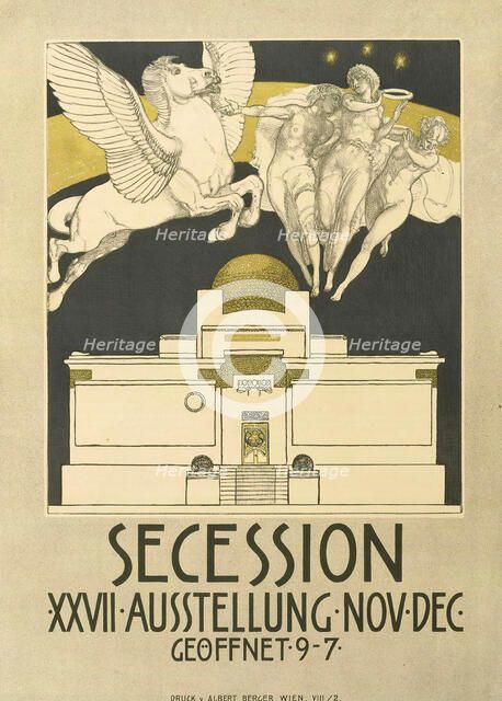 Secession. XXVII Ausstellung, 1906. Creator: Jettmar, Rudolf (1869-1939).