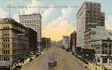 Second Avenue, Seattle, Washington, USA, 1911
