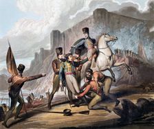 Second Battle of Porto, Portugal, 12th May 1809 (1819). Creator: Thales Fielding
