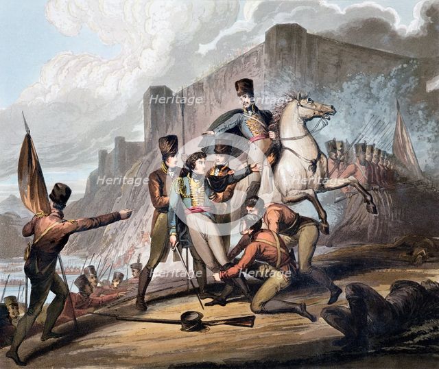 Second Battle of Porto, Portugal, 12th May 1809 (1819). Creator: Thales Fielding.