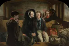 Second Class. The parting, 1854. Artist: Solomon, Abraham (1824-1862)