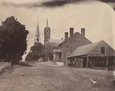 Second Corps Hospital, Washington, D.C., ca. 1863. Creator: Mathew Brady