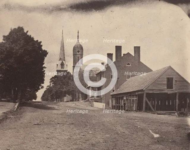Second Corps Hospital, Washington, D.C., ca. 1863. Creator: Mathew Brady.