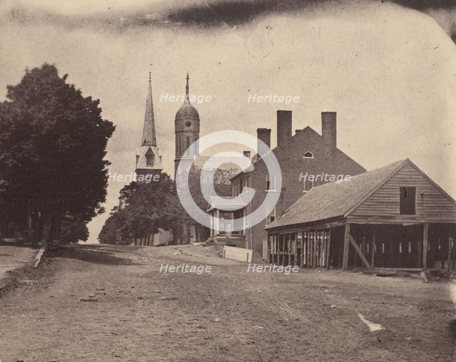 Second Corps Hospital, Washington, D.C., ca. 1863. Creator: Mathew Brady.