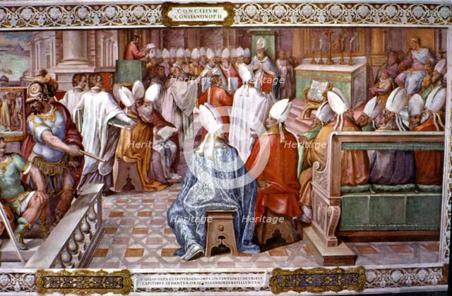 Second Council of Constantinople, held in 553 a. C. under the pontificate of Pope Vigilio and the…