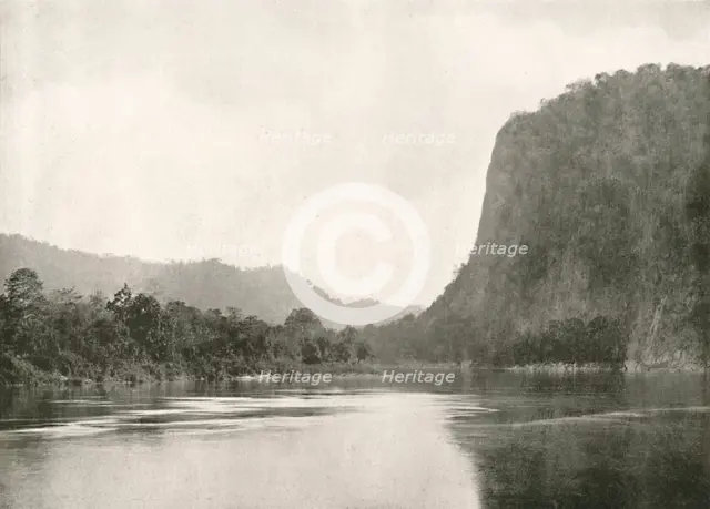'Second Defile on Irrawaddy River, near Bhamo', 1900. Creator: Unknown.