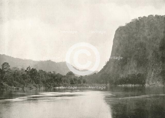 'Second Defile on Irrawaddy River, near Bhamo', 1900. Creator: Unknown.