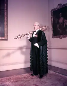 Second Esquire Commander J.R. Poland R.N., Lord Mayor's Household Officers, London, c1953. Creator: Arthur Charles Kirby Ware