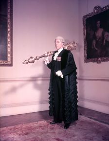Second Esquire Commander J.R. Poland R.N., Lord Mayor's Household Officers, London, c1953. Creator: Arthur Charles Kirby Ware