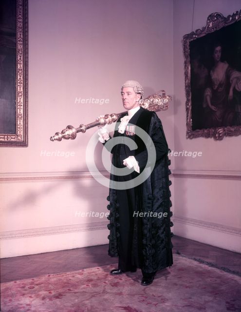 Second Esquire Commander J.R. Poland R.N., Lord Mayor's Household Officers, London, c1953.  Creator: Arthur Charles Kirby Ware.