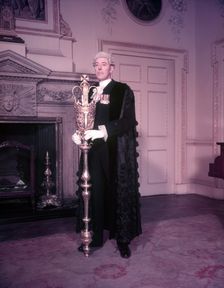 Second Esquire Commander J.R. Poland R.N., Lord Mayor's Household Officers, London, c1953. Creator: Arthur Charles Kirby Ware