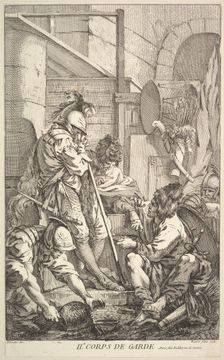 Second Guard-Room, mid to late 18th century. Creator: Jacques Gabriel Huquier
