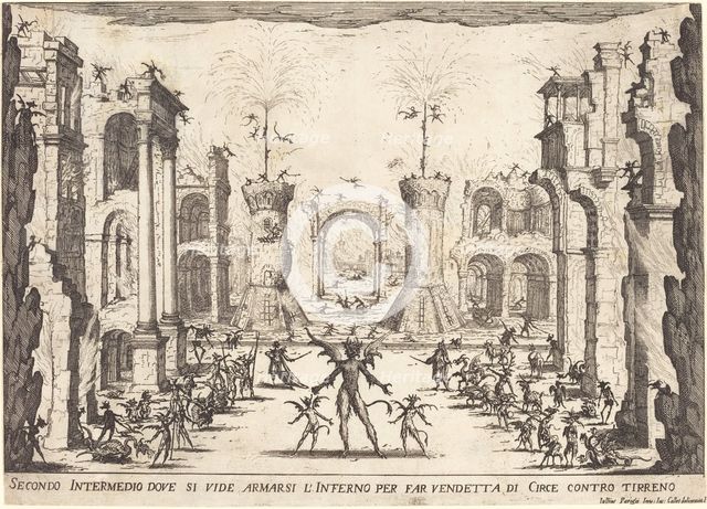 Second Intermezzo, 1617. Creator: Jacques Callot.