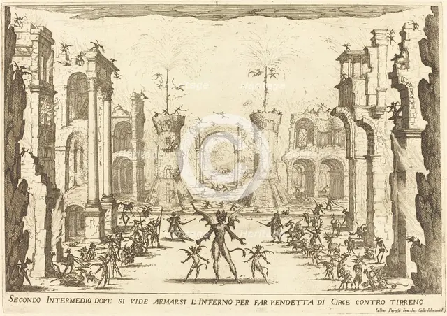 Second Intermezzo, 1617. Creator: Jacques Callot.