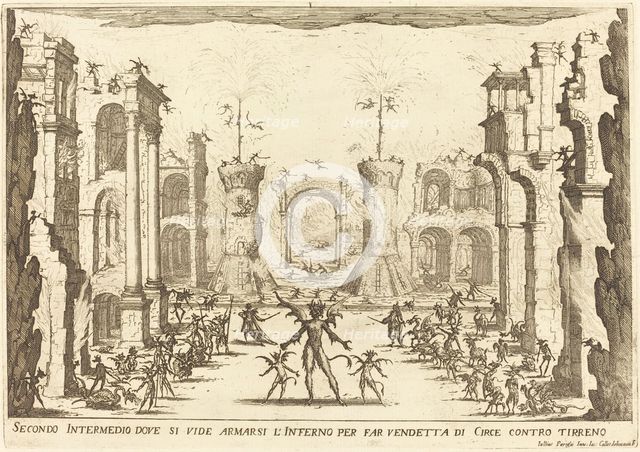 Second Intermezzo, 1617. Creator: Jacques Callot.