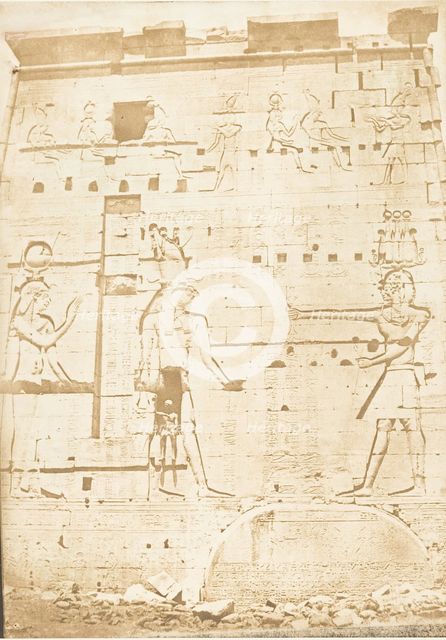 Second Pylone du Temple d'Isis, à Philae, April 13, 1850. Creator: Maxime du Camp.