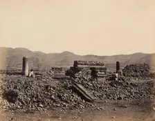 Second Palace at Mitla, Mexico., February 1860. Creator: Désiré Charnay