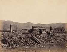 Second Palace at Mitla, Mexico., February 1860. Creator: Désiré Charnay