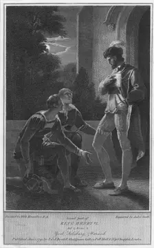 Second part of King Henry VI. Act 2. Scene 2. York, Salisbury & Warwick 1795. Artist: Anker Smith